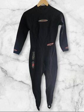 Vintage Henderson Dive Wear Microprene Full Body Wetsuit Medium